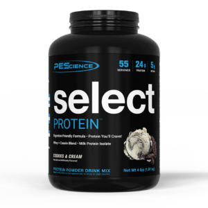 PEScience Select Protein - 55 porties - Cookies & Cream - www.bodyandshapestore.nl