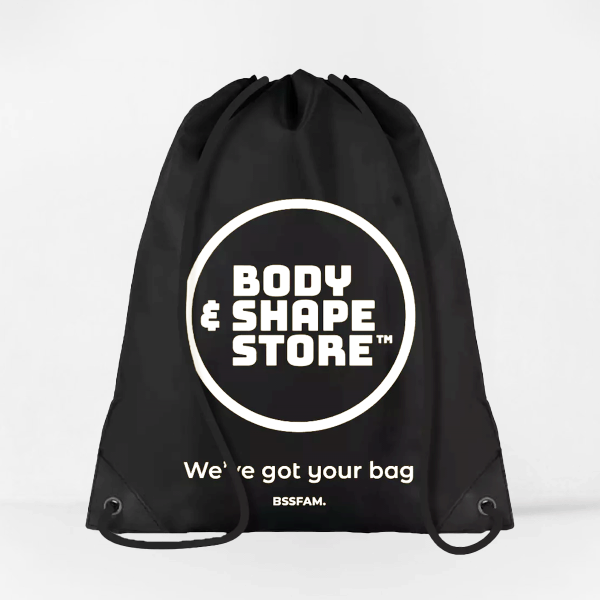 Body & Shape Store String Bag ''We've got your bag'' - White